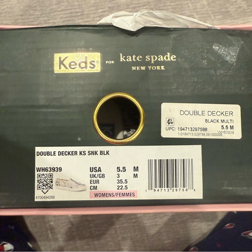 Keds X Kate Spade New York Double Decker Snake-embossed‎ Sneakers - Picture 6 of 6
